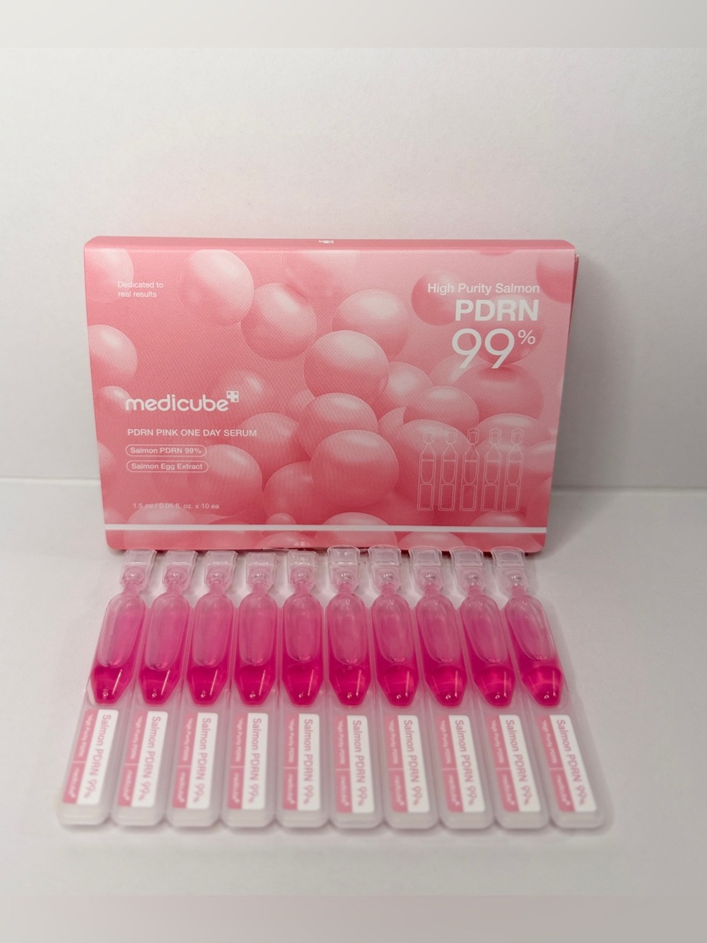 medicube PDRN Pink One Day Serum | PDRN Pink Skindrop Serum | 99% Salmon DNA
